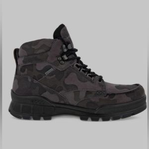 ECCO MEN'S TRACK 25 CAMO GORE-TEX SHOE IN TITANIUM CAMO MULTI SIZES NEW